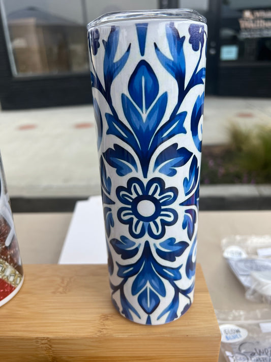 Spanish tile tumbler