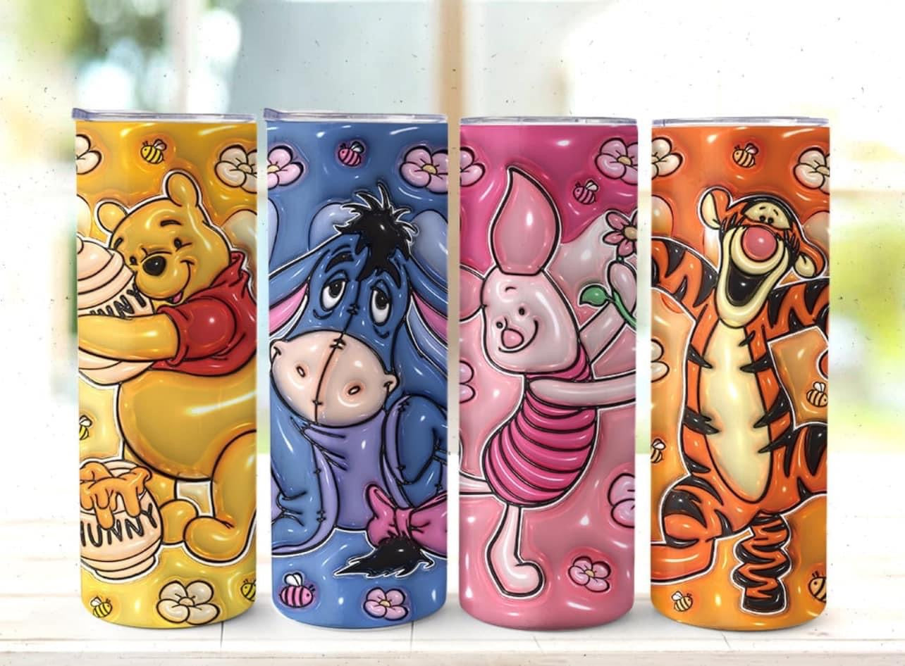 Pooh and friends tumbler